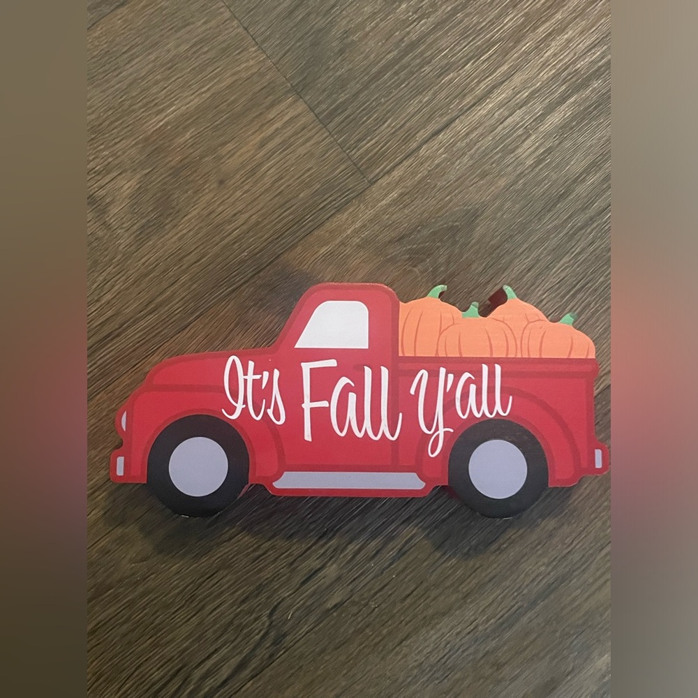 “It’s Fall Yall” Wood Truck Sign